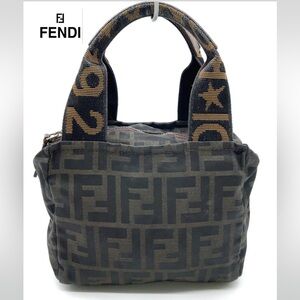 FENDI Zucca Nylon Mini Handbag